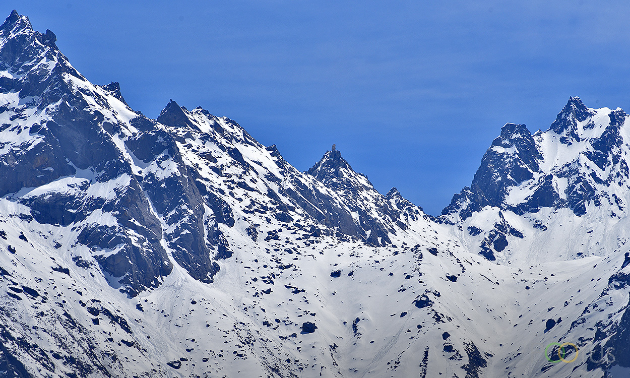 Kinnaur Kailash peak from Kalpa