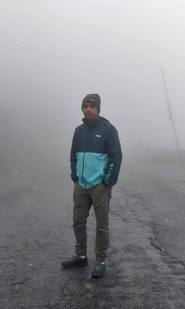 because for dense fog, Zuluk peak  